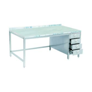 Mermer Tablalı Blok Çekmeceli Tabla Raflı Çalışma Tezgahı